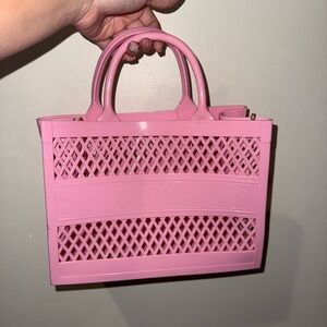 Pink Jelly Tote Bag